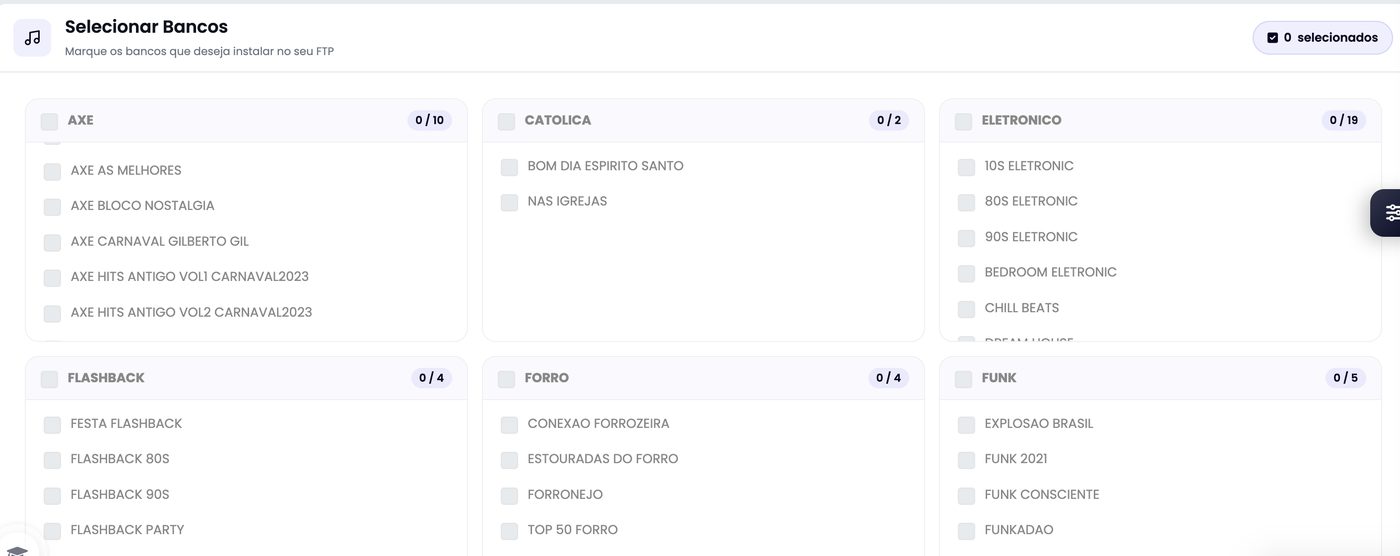 114 bancos de músicas grátis por gênero
